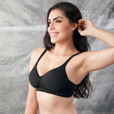 Smilzo SPACER PADDED T-SHIRT BRA 2725 32(C) / BLACK