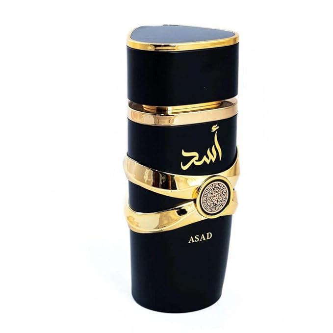 Lattafa Asad Perfume For Men, Long Lasting Luxury Arabian Fragrance, Vanilla, Amber & Sandalwood Liquid Eau De Parfum, 100ml