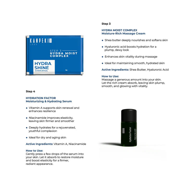 Kanpeki - Hydra Shine 5 Steps Ritual Moisturisation And Anti Tan