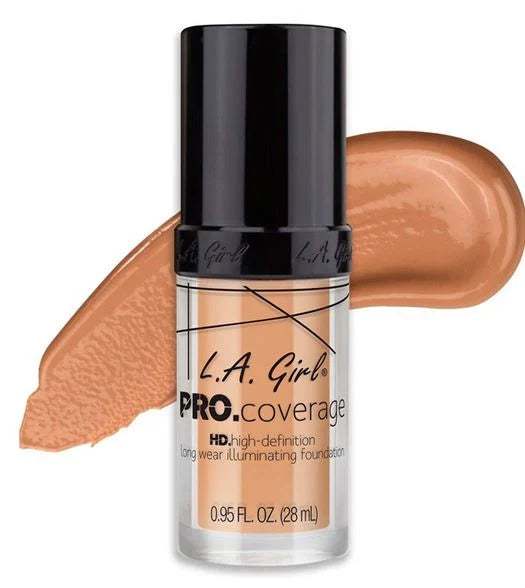 LA Girl Cosmetics L.A. Girl pro coverage long wear illuminating foundation 28ml SOFT HONEY