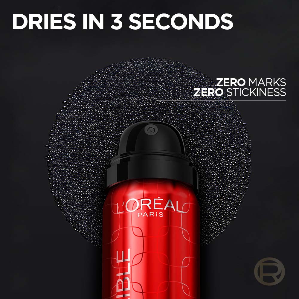 L'Oreal Paris Infallible 3-Second Setting Spray, 36hr Long Lasting Makeup (75ml)