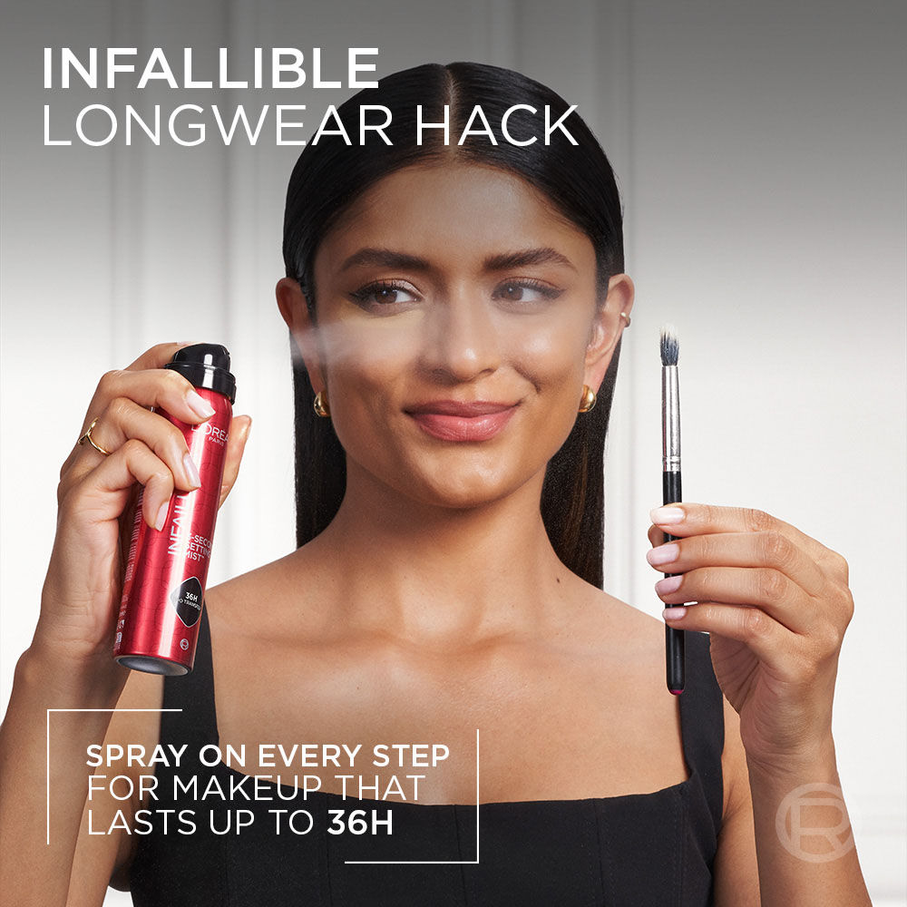 L'Oreal Paris Infallible 3-Second Setting Spray, 36hr Long Lasting Makeup (75ml)