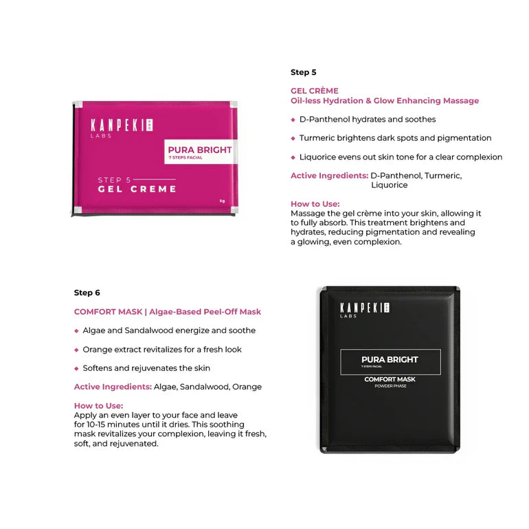 Kanpeki - Pura Bright 7 Steps Facial Kit