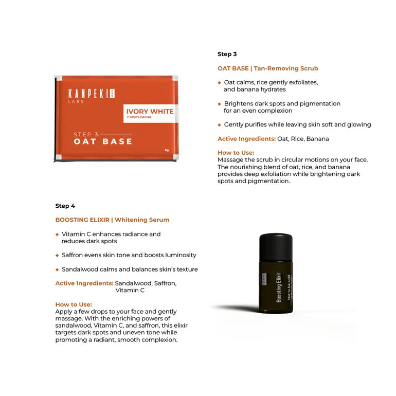 Kanpeki - Ivory White 7 Steps Facial Kit