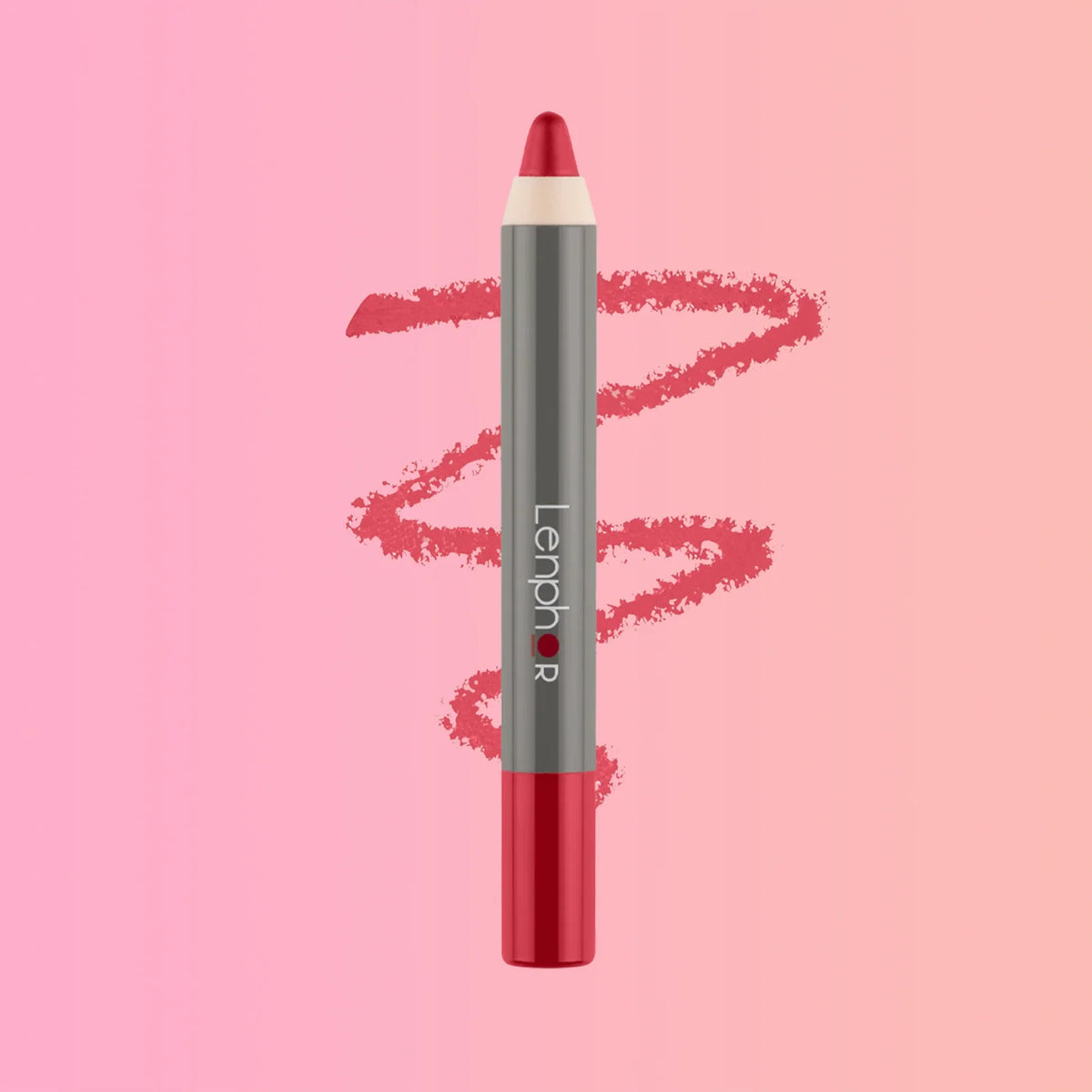 Lenphor Matte Crayon Lipstick Cruelty Free Playfull Pink