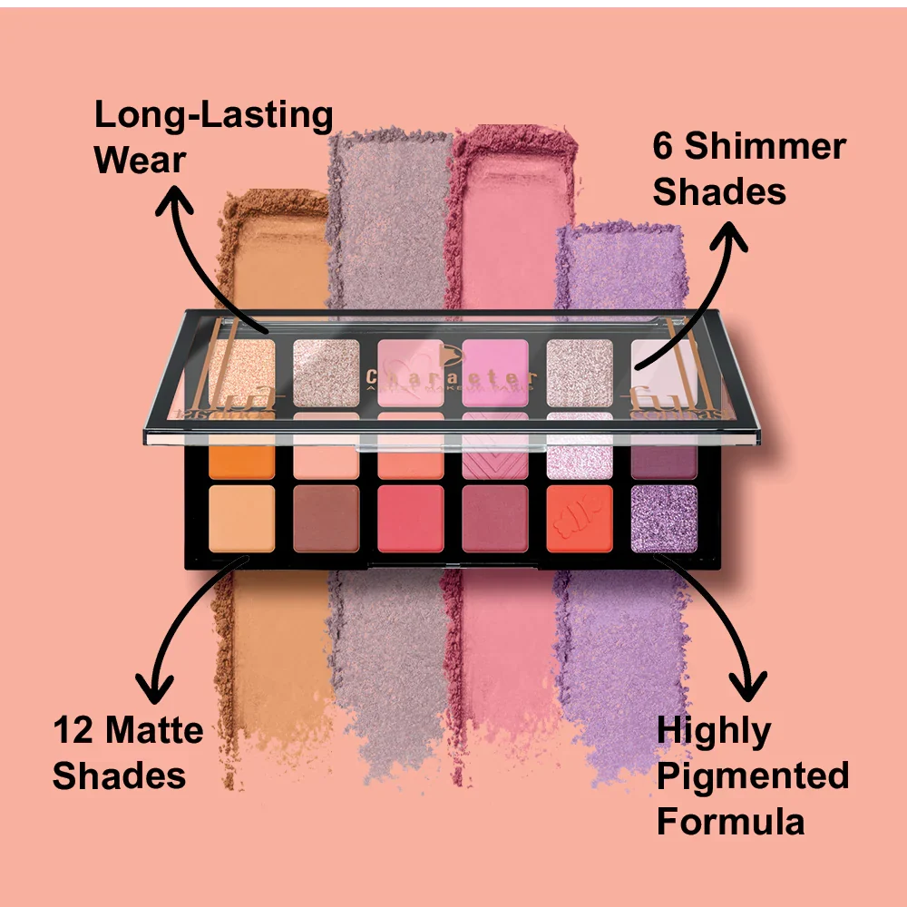 Character 18 Color eyeshadow palette 28.8g CFC001