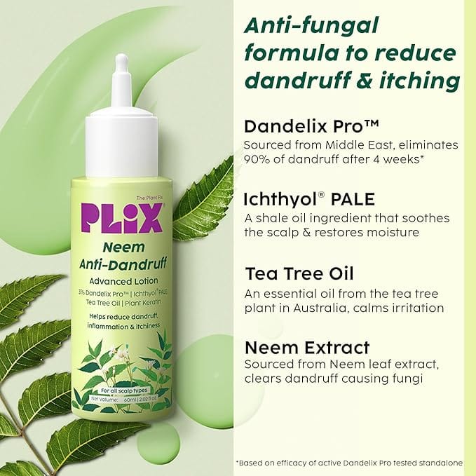 Plix - Neem Anti - Dandruff Advanced Lotion (60ML)