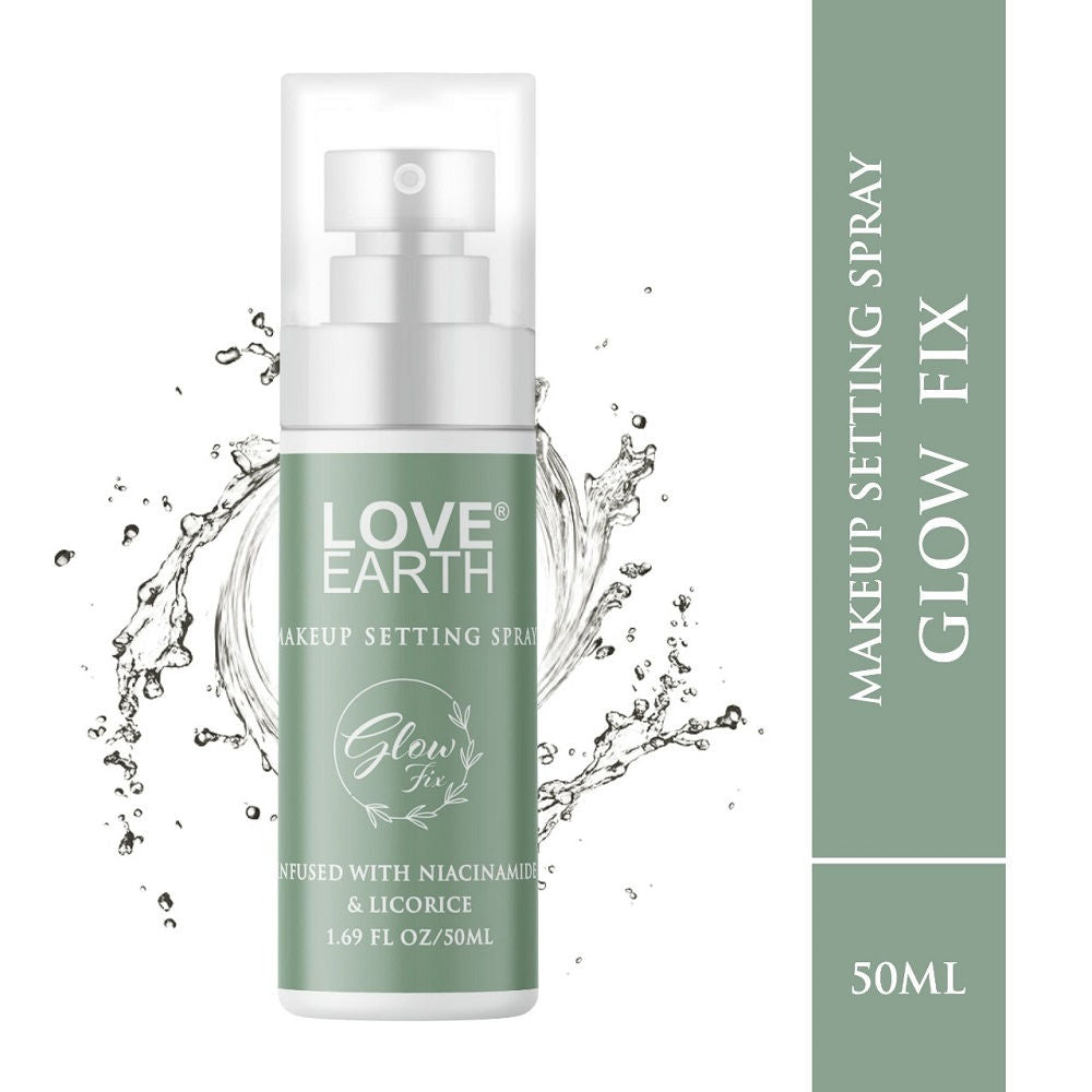Love Earth Makeup Setting Spray Glow Fix (50ml)