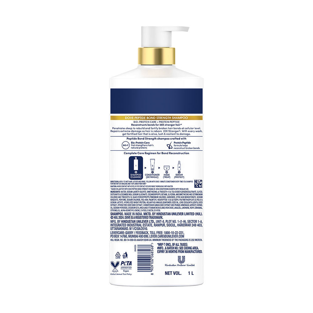Dove Peptide Bond Strength Shampoo (1000ml)