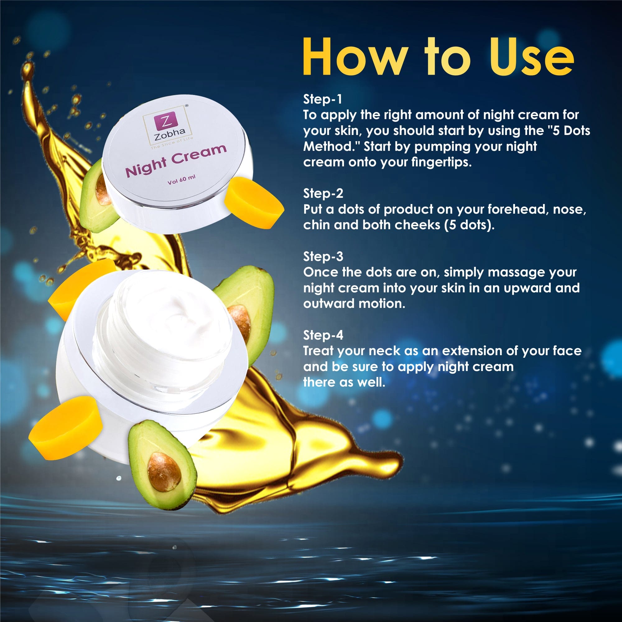 ZOBHA - AGE DEFYING & REJUVENATING NIGHT CREAM (60ml)