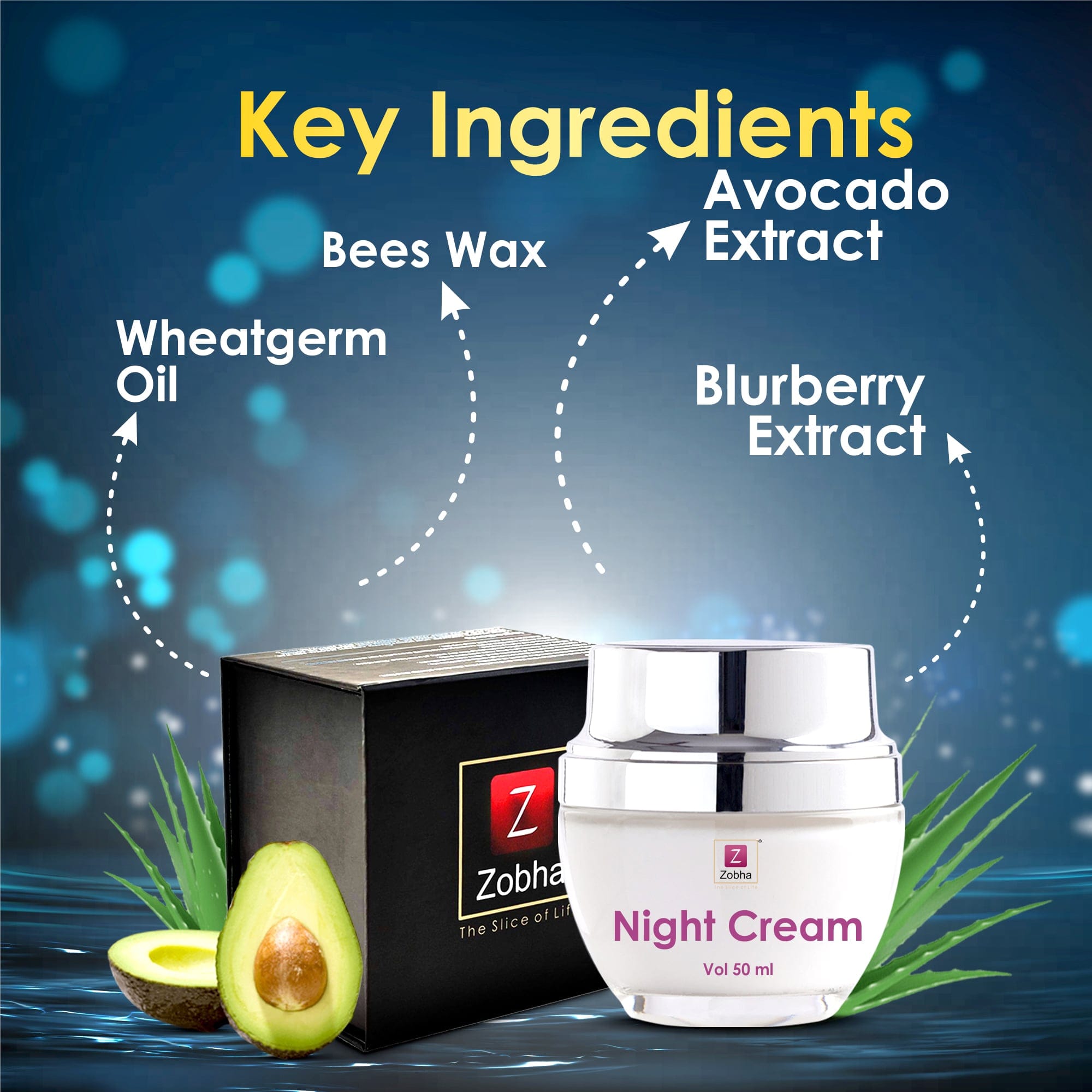 ZOBHA - AGE DEFYING & REJUVENATING NIGHT CREAM (60ml)