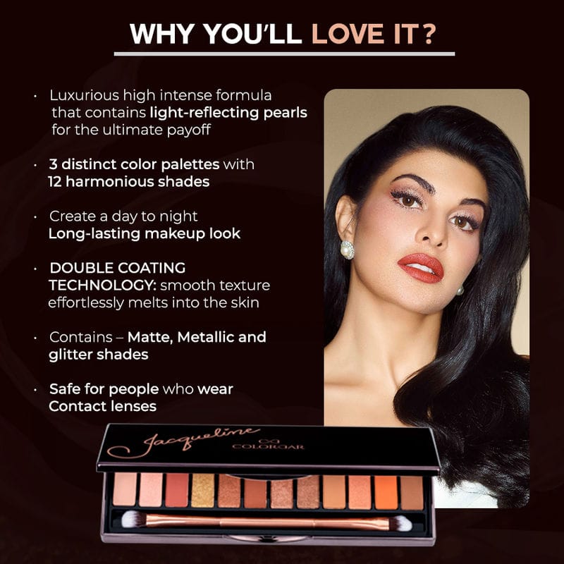 Colorbar - X Jacqueline Nectar Crush Eyeshadow Palette (18g)