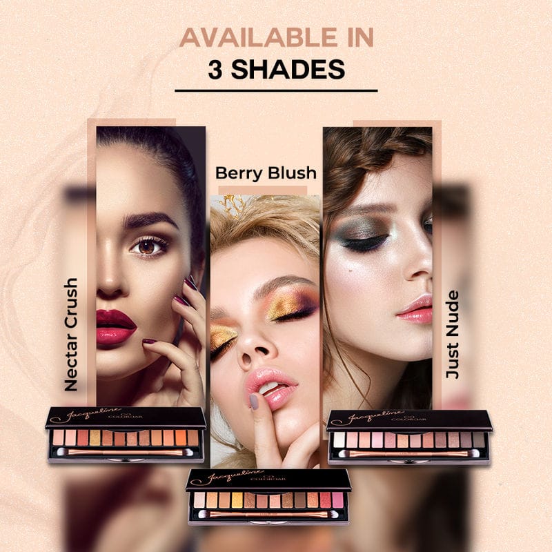 Colorbar - X Jacqueline Nectar Crush Eyeshadow Palette (18g)
