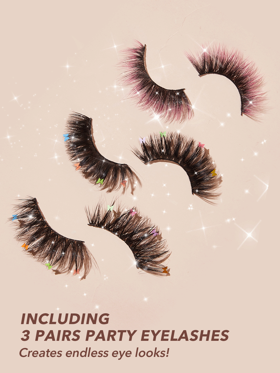 Sheglam - ALL THE LASHES 8 PAIRS FALSE EYELASH SET