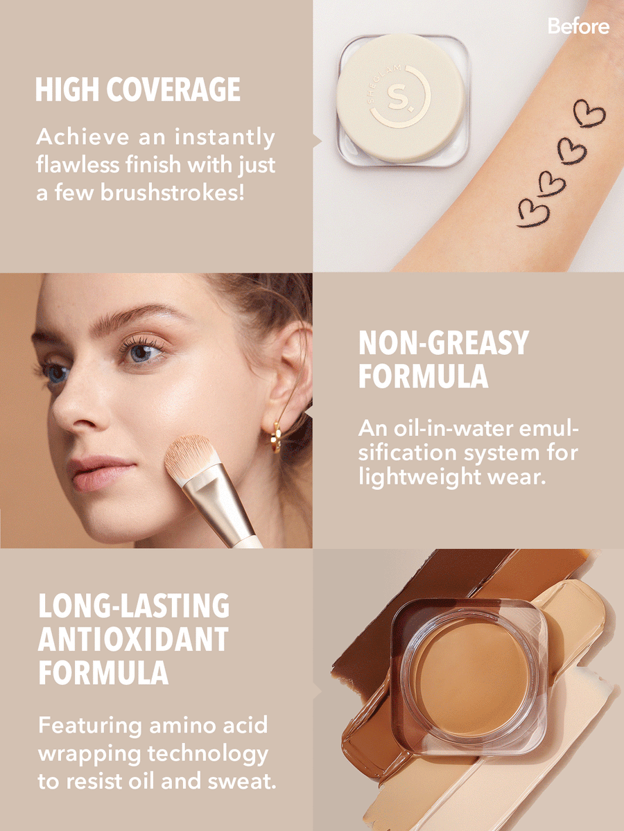 Sheglam - SKINFLUENCER FULL COVERAGE FOUNDATION BALM
