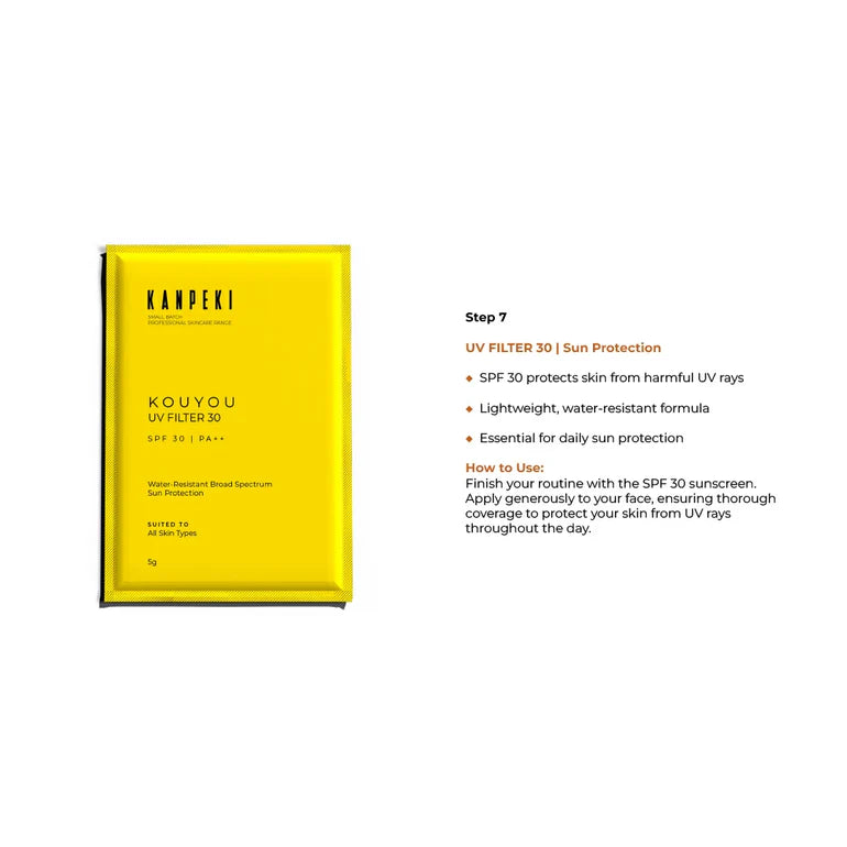 Kanpeki - Ivory White 7 Steps Facial Kit