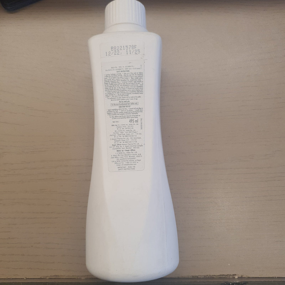 Loreal Paris Proffessional L'Oreal Professionnel X-Tenso Neutralising Straightening Cream (495ml)