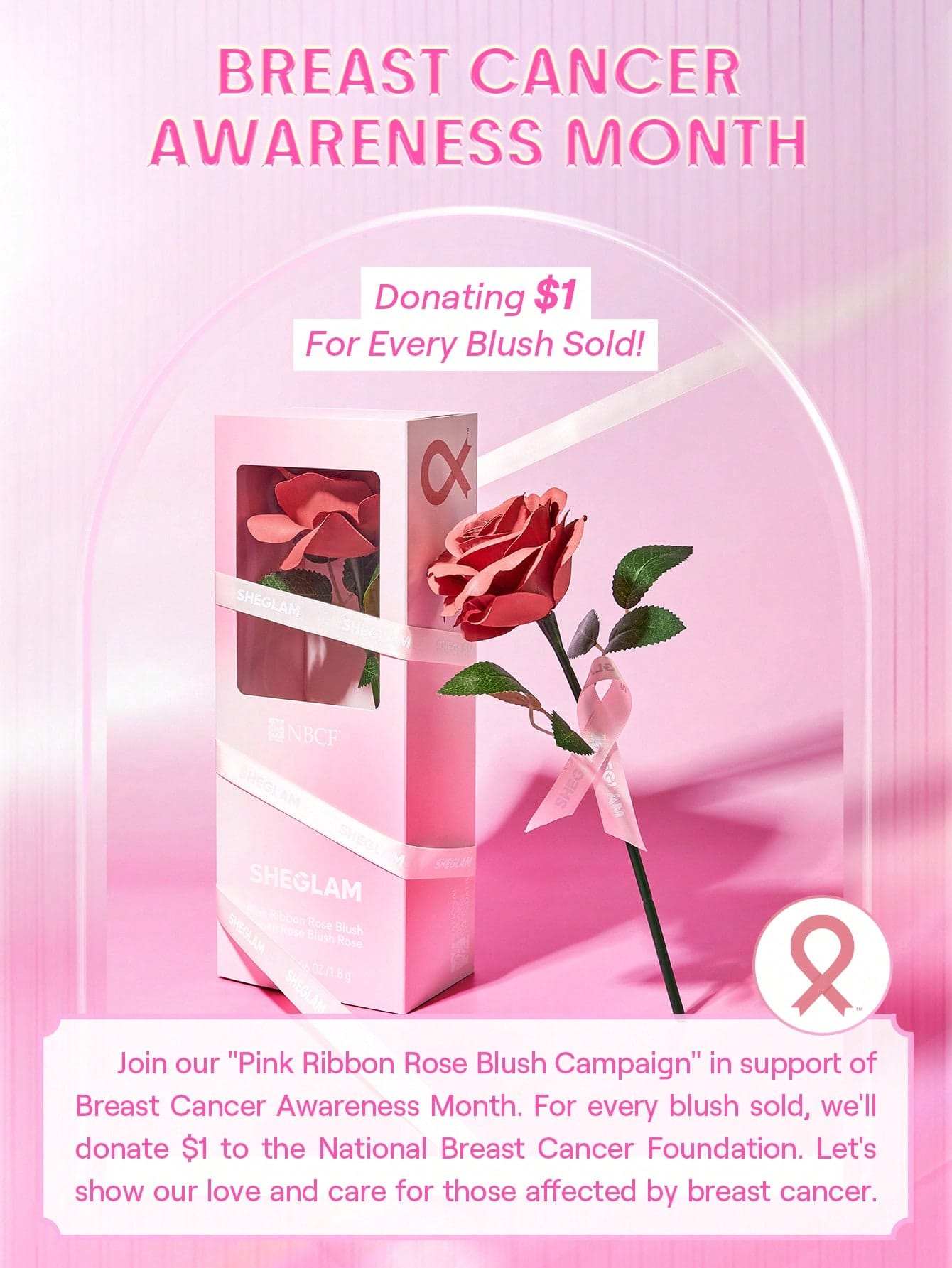 Sheglam - Pink Ribbon Rose Blush