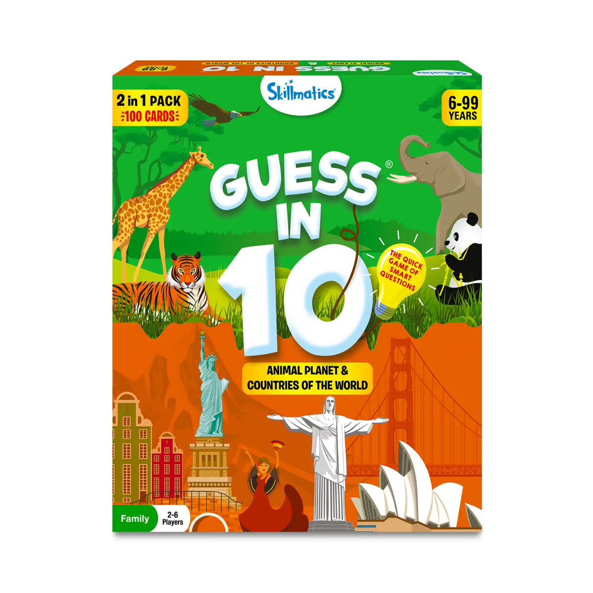 Skillmatics Guess in 10 Combo: Animal Planet + Countries of the World (ages 6+)