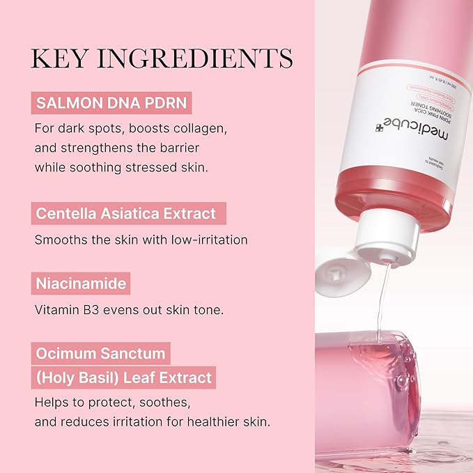 Medicube PDRN Pink Cica Soothing Toner (250ml)