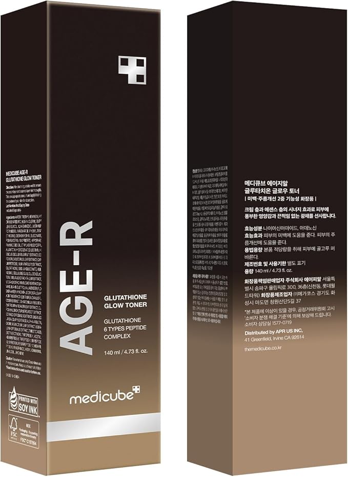 Medicube Age-R Glutathione Glow Toner (140ml)