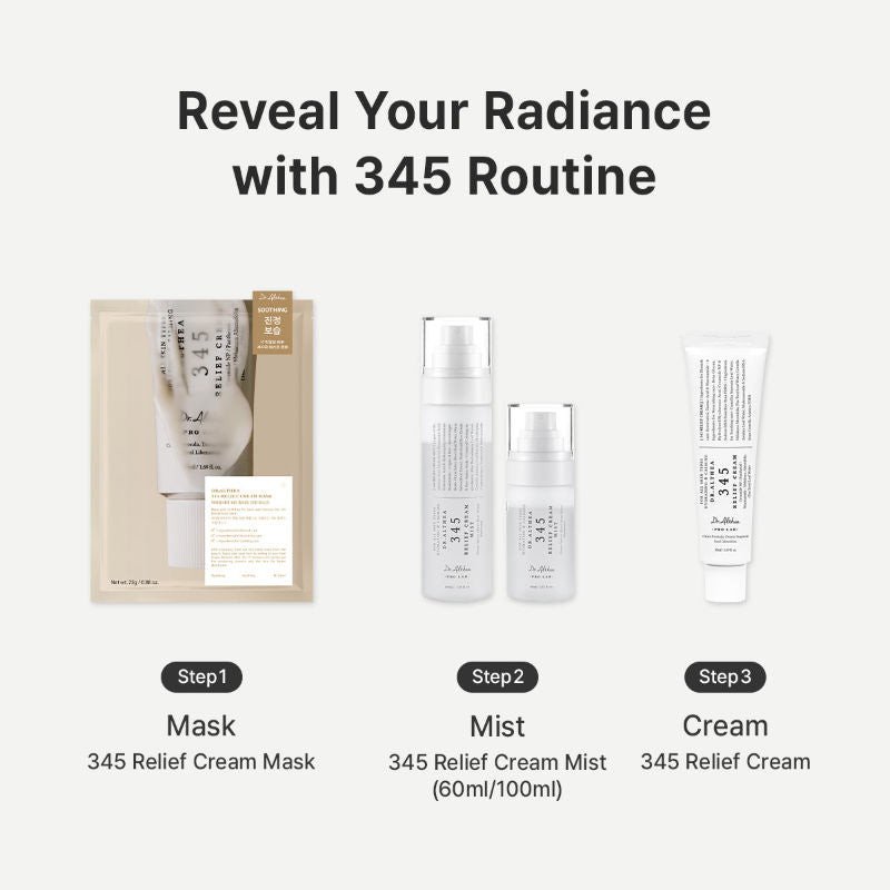 Dr.Althea 345 Relief Cream: Soothing & Barrier Repair Cream with power of Niacinamide & Panthenol (50ml)
