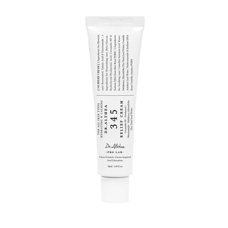Dr.Althea 345 Relief Cream: Soothing & Barrier Repair Cream with power of Niacinamide & Panthenol (50ml)