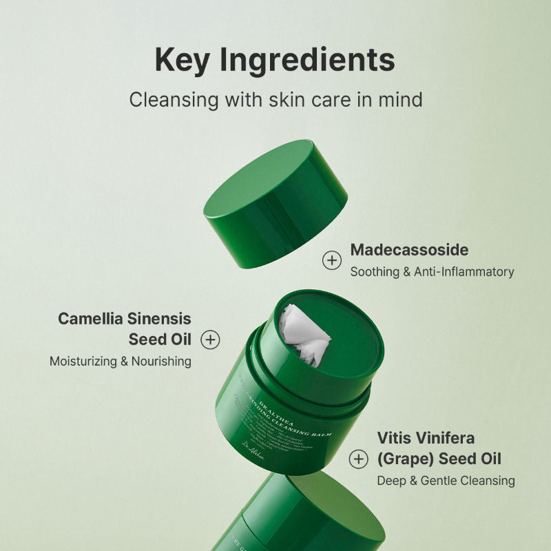 Dr.Althea Pure Grinding Cleansing Balm: Gentle Oil-Based Makeup Remover & Pore Cleanser (50ml)
