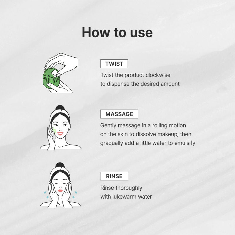 Dr.Althea Pure Grinding Cleansing Balm: Gentle Oil-Based Makeup Remover & Pore Cleanser (50ml)