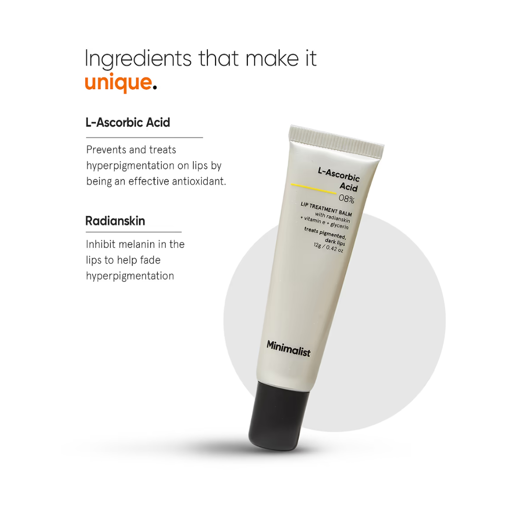 Minimalist 8% L-Ascorbic Acid Lip Treatment Balm 12g