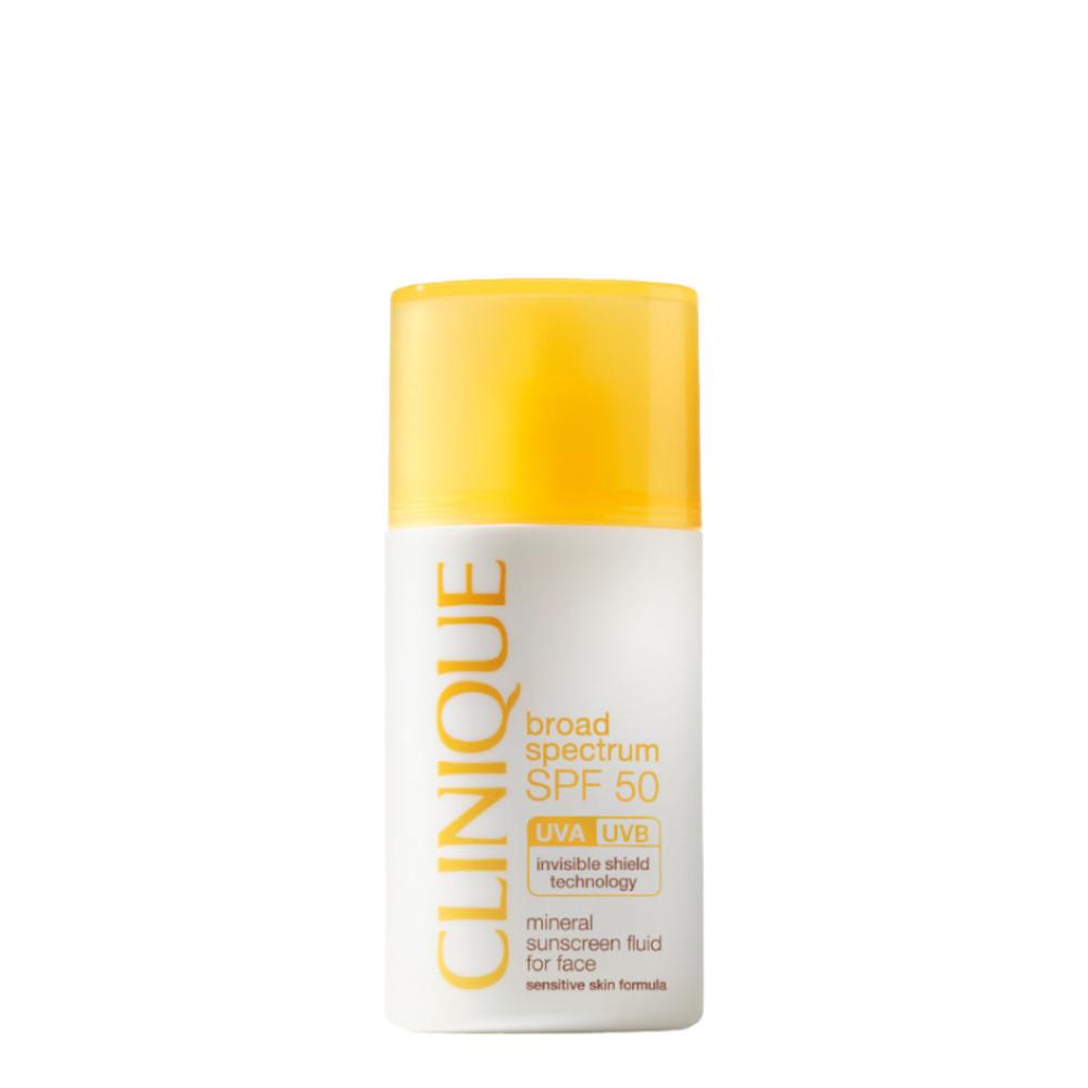 Clinique SPF 50 UVA/UVB Mineral Sunscreen Fluid For Face (30ml)