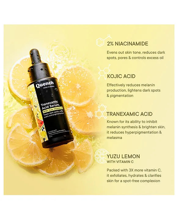 Quench - Tranexamic Serum With Yuzu Vitamin C (30ml)
