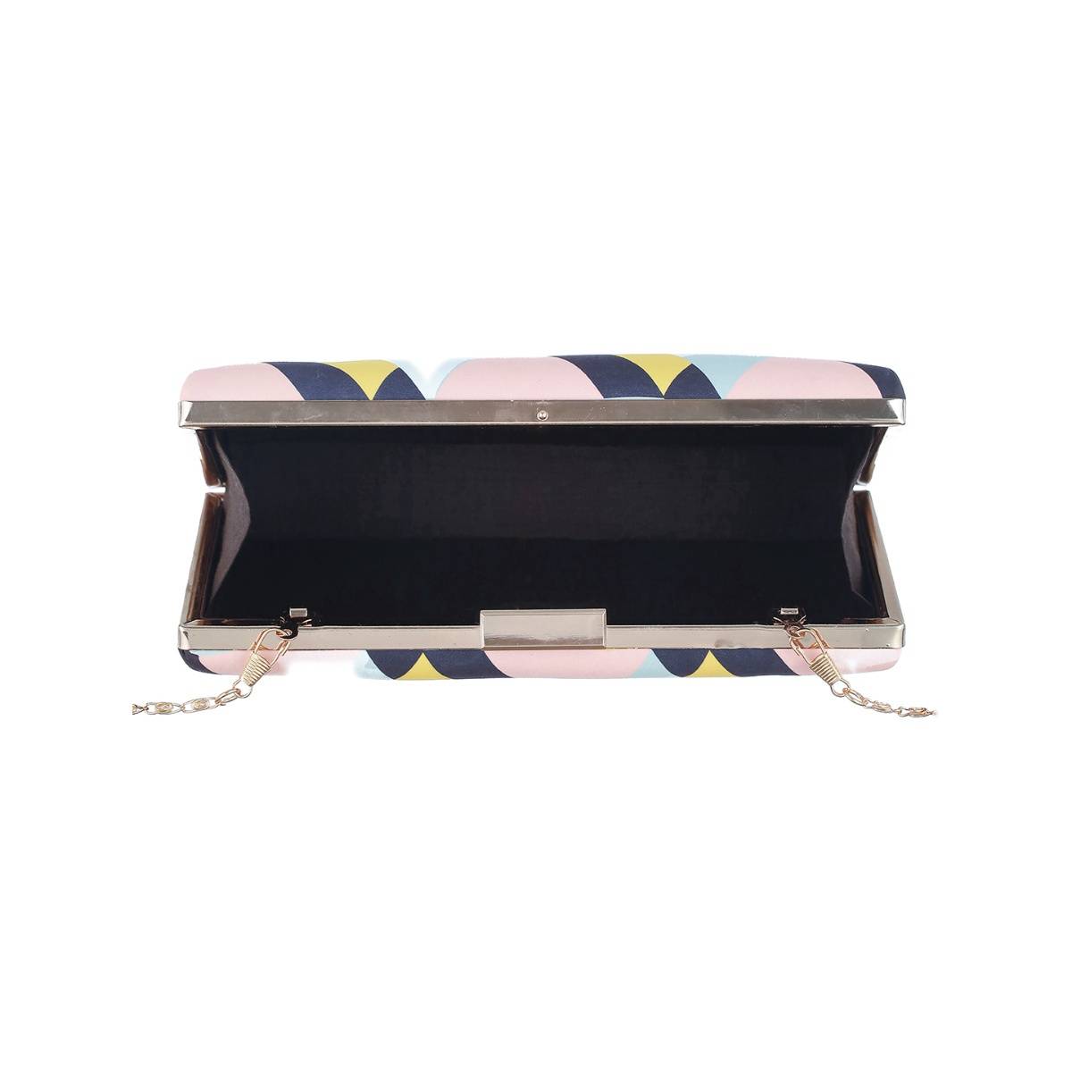 Aatmana Multi-coloured Printed Box Clutch