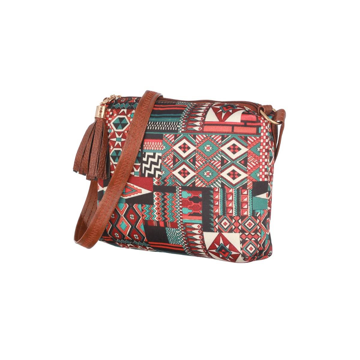 Aatmana Multi-coloured Abstract Printed Sling Bag