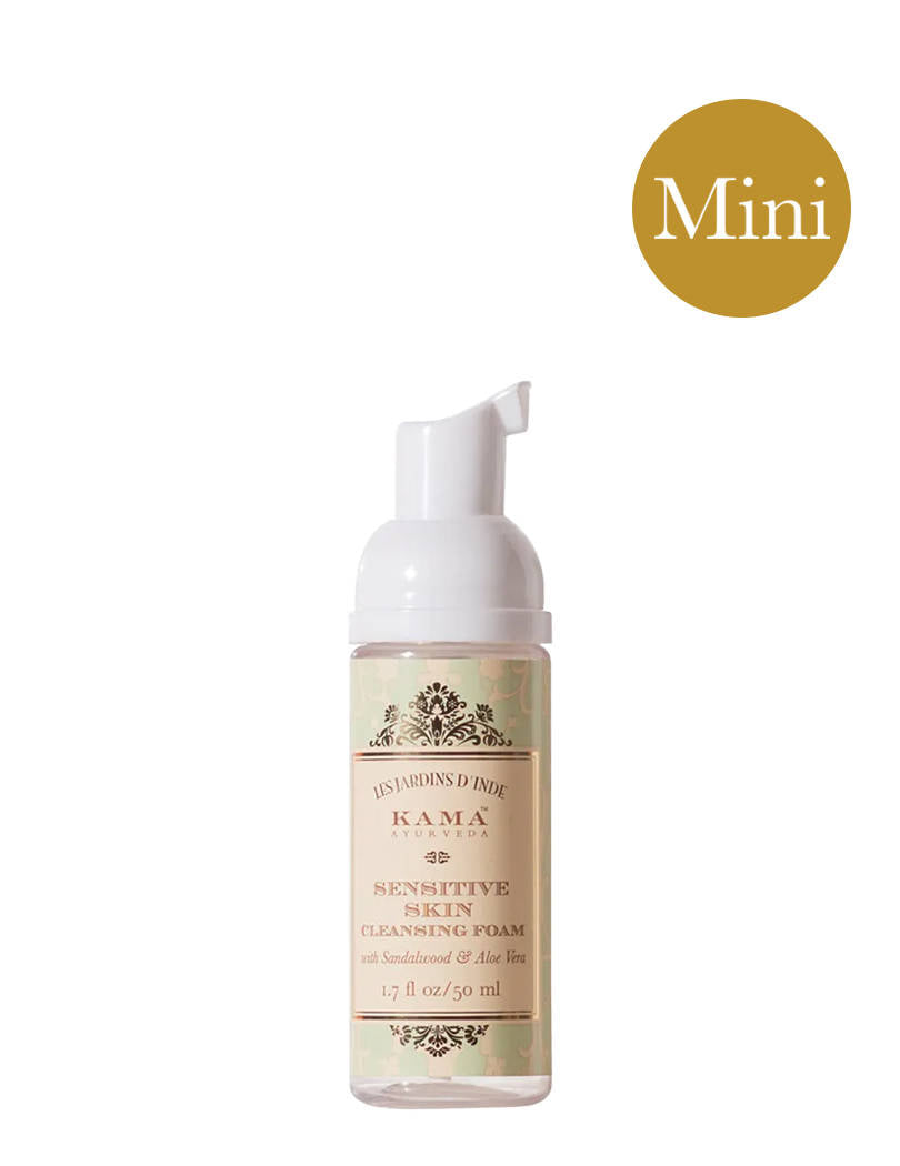 Kama Ayurveda Sensitive Skin Cleansing Foam with Sandalwood & Aloe Vera - 50ml