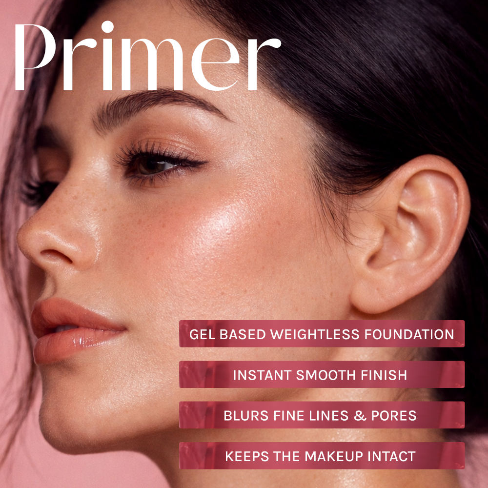 Lotus Make-Up Ecostay Insta Smooth Mattifying Perfecting Oil Free Primer,Matte Finish,All Skin Types (30g)