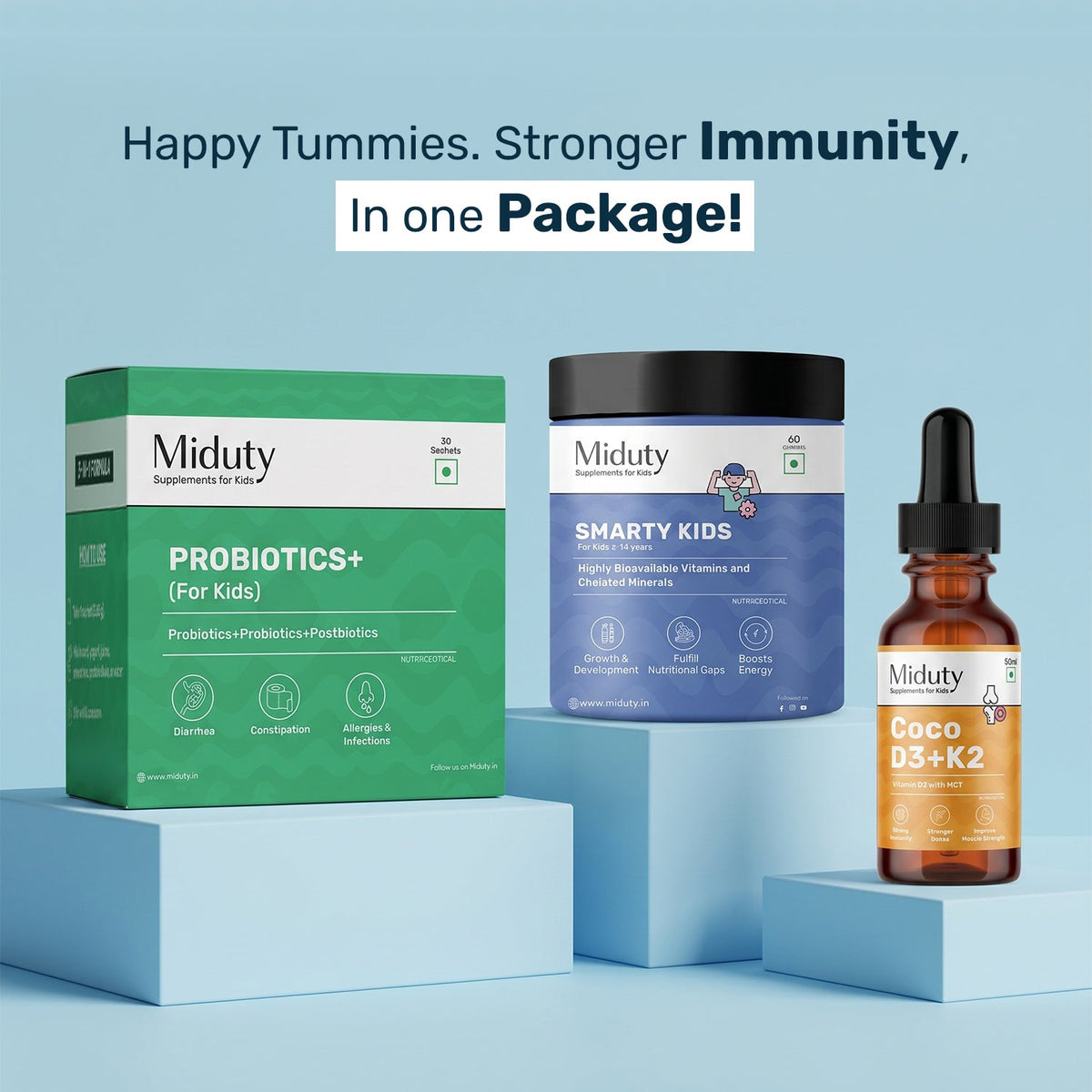 Miduty Kids Weak Digestion Bundle