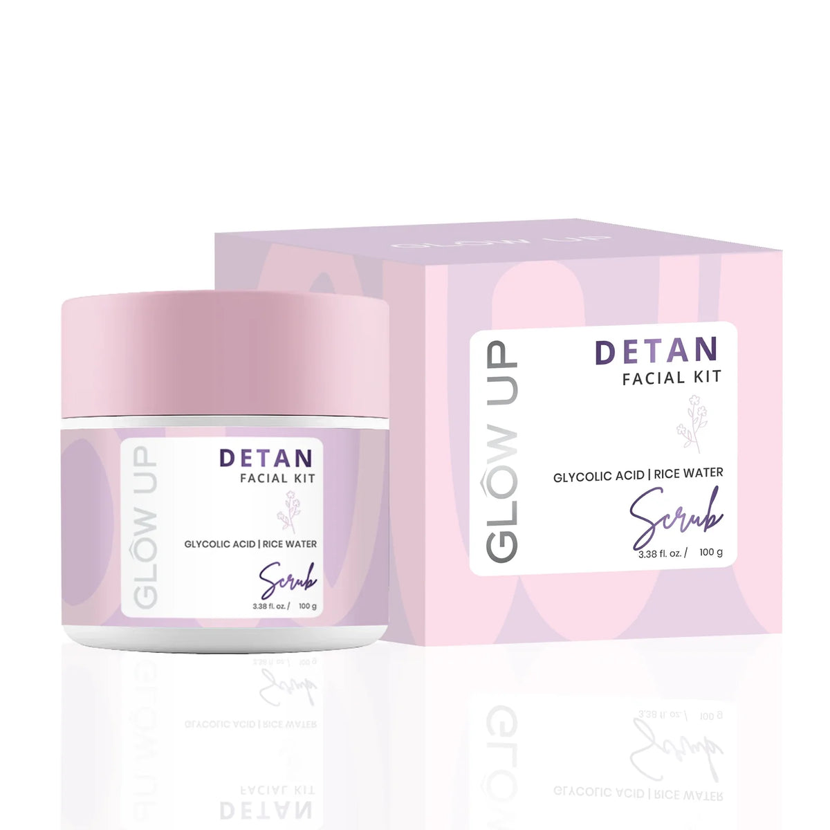 Glow Up Detan Face Scrub - 100g