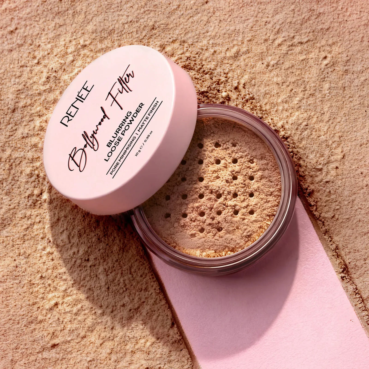RENEE Bollywood Filter Pore Blurring Loose Powder For Face With Matte Finish 10g Warm silk