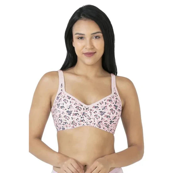 AMANTE-BRA10421 Cool Contour Non-Padded Bra with Aloe Finish 32B / BLACK