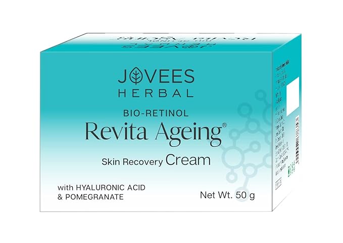 Jovees Herbal Bio-Retinol Revita Ageing Face Cream | Made with Eco-Certified Bio-Retinol | Reduce Sign of Ageing, Hyperpigmentation & Improves Uneven Skin Tone