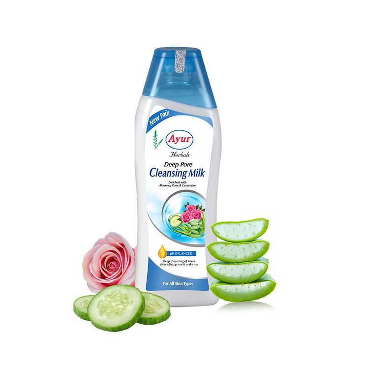 Ayur Herbals Deep Pore Cleansing Enriched With Aloevera, Rose & Cucumber 100ml
