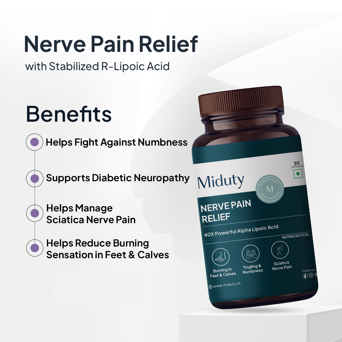 Miduty Pain + Nerve Recovery Combo
