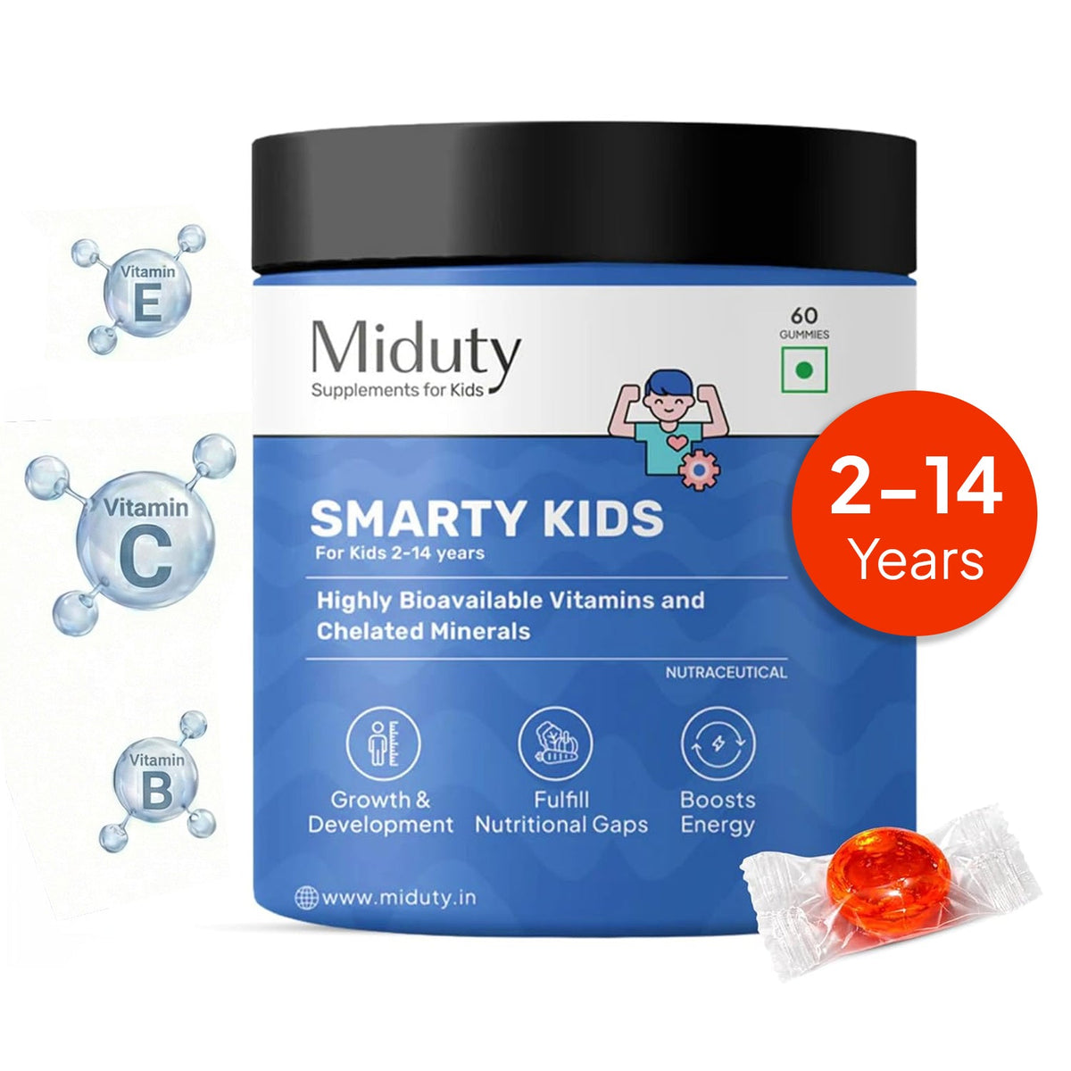 Miduty Smarty Kids | Multivitamin Gummies