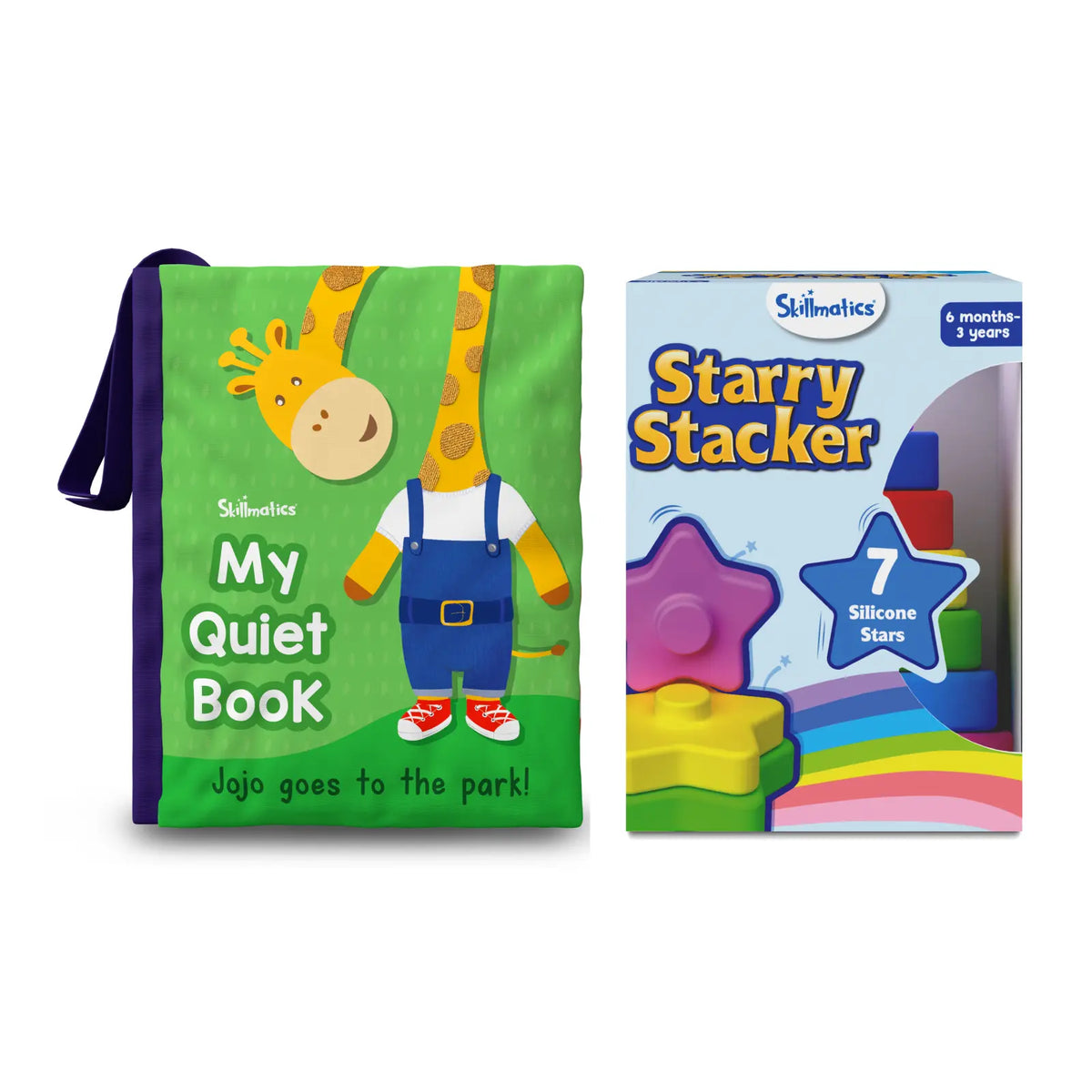 Skillmatics Stack & Storytime Bundle (Ages 6m-3y)