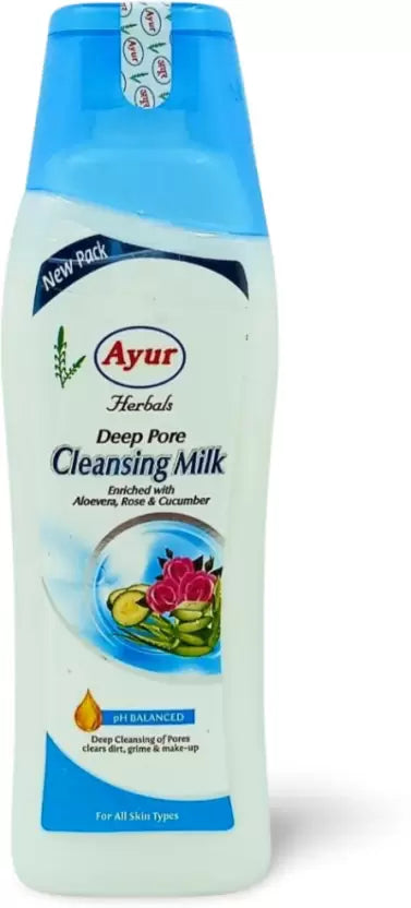 Ayur Herbals Deep Pore Cleansing Enriched With Aloevera, Rose & Cucumber 100ml