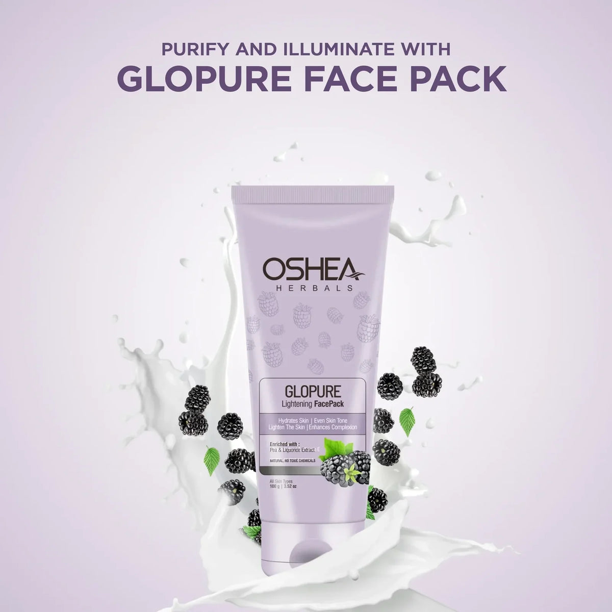 Oshea Herbals Glopure Lightening Facepack 100g