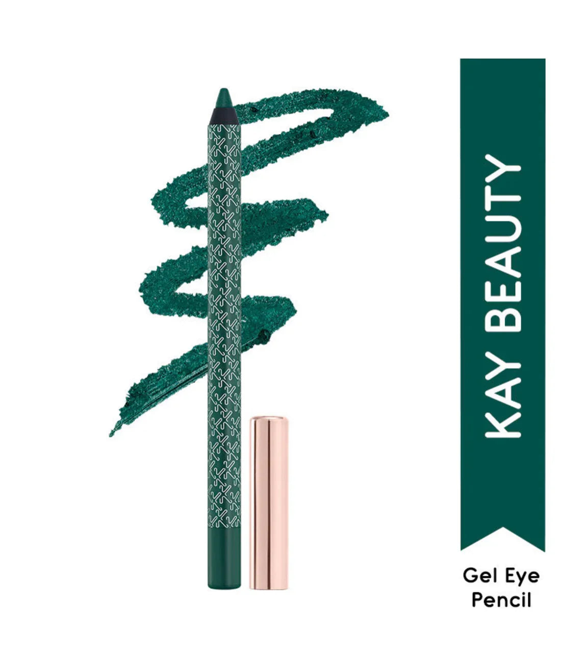 Kay Beauty Gel Formula Waterproof All Day Wear Effortless Glide Ink Artist Gel Kajal 1.2gm Rose Gold