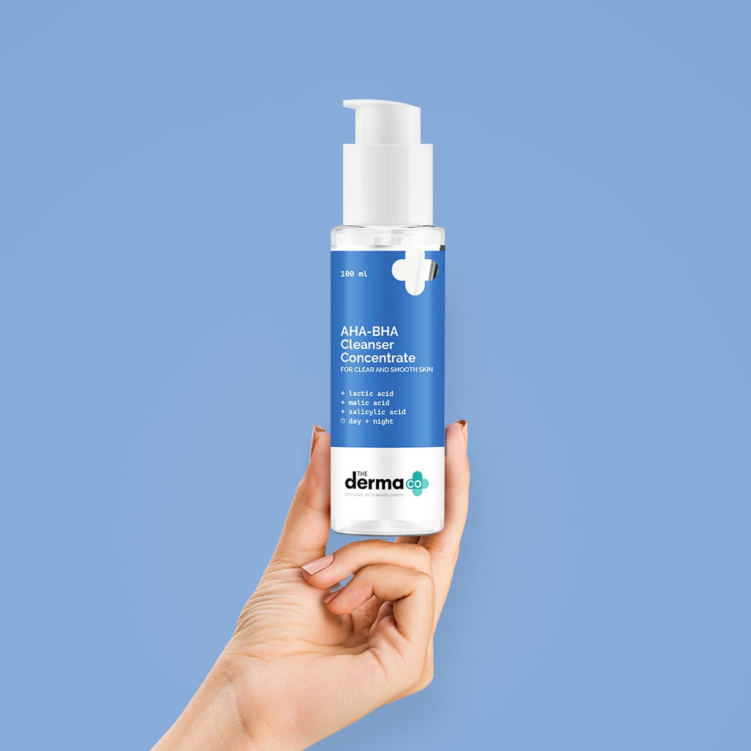 The Derma - AHA BHA Daily Cleanser Concentrate with Lactic, Malic, & Salicylic Acid (100mL)