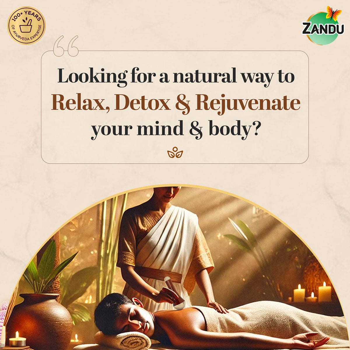 Zandu-O Bronze Kansa Wand - Face Yoga, Foot Massage, Lymphatic Drainage